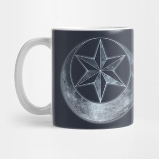 Moon Star - Blue Mug